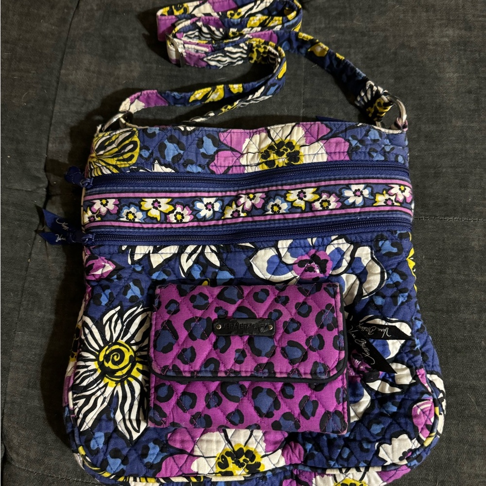 Vera Bradley crossbody with matching wallet
